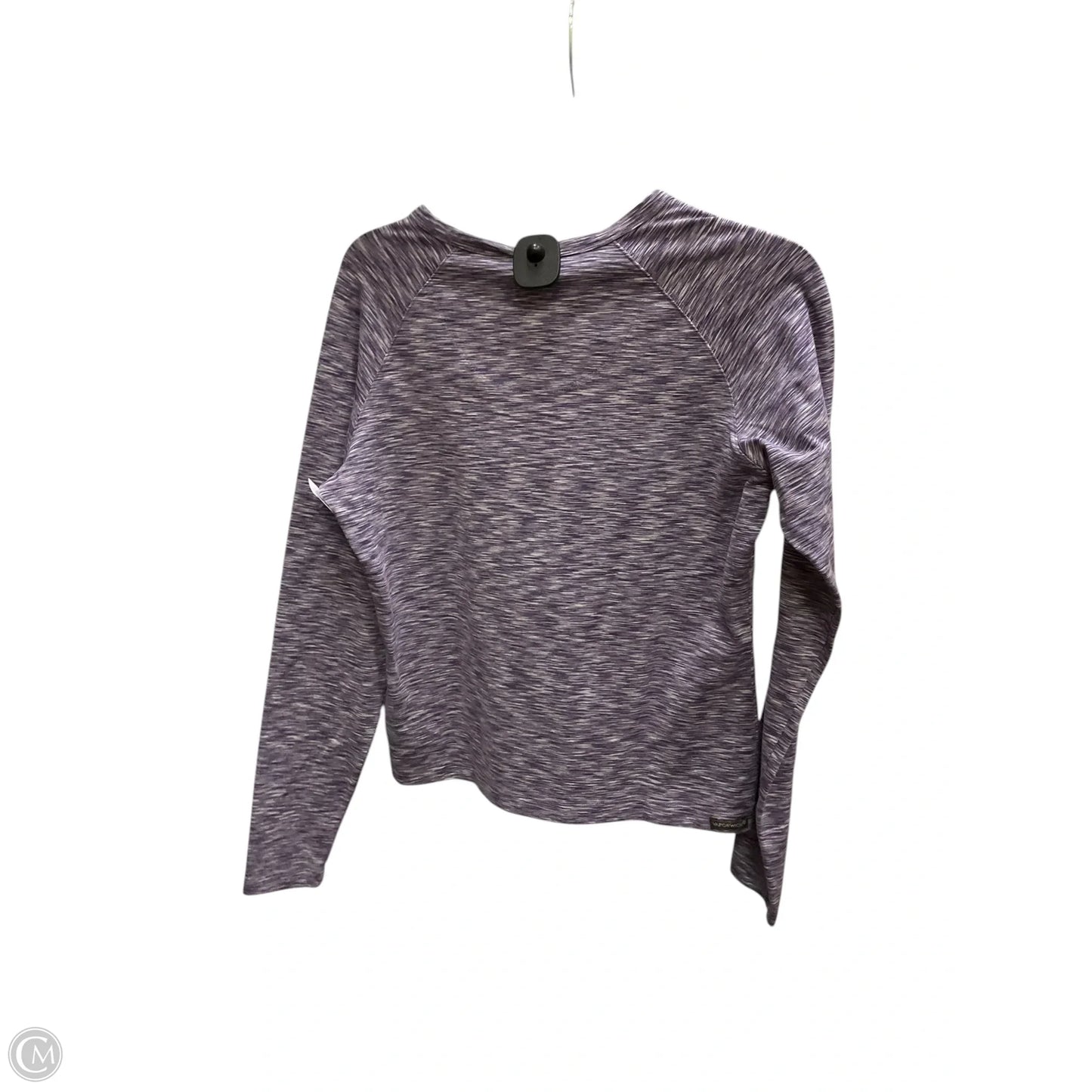 Athletic Top Long Sleeve Crewneck By The North Face In Purple, Size: M