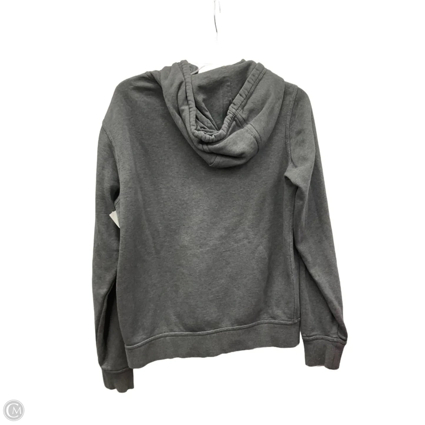 Athletic Jacket By Nike In Grey, Size: M