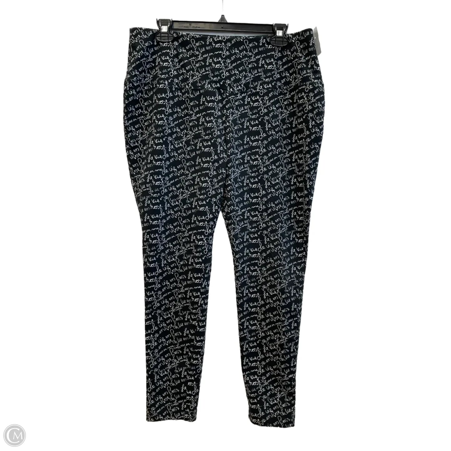 Athletic Leggings By Zenergy By Chicos In Black, Size: L