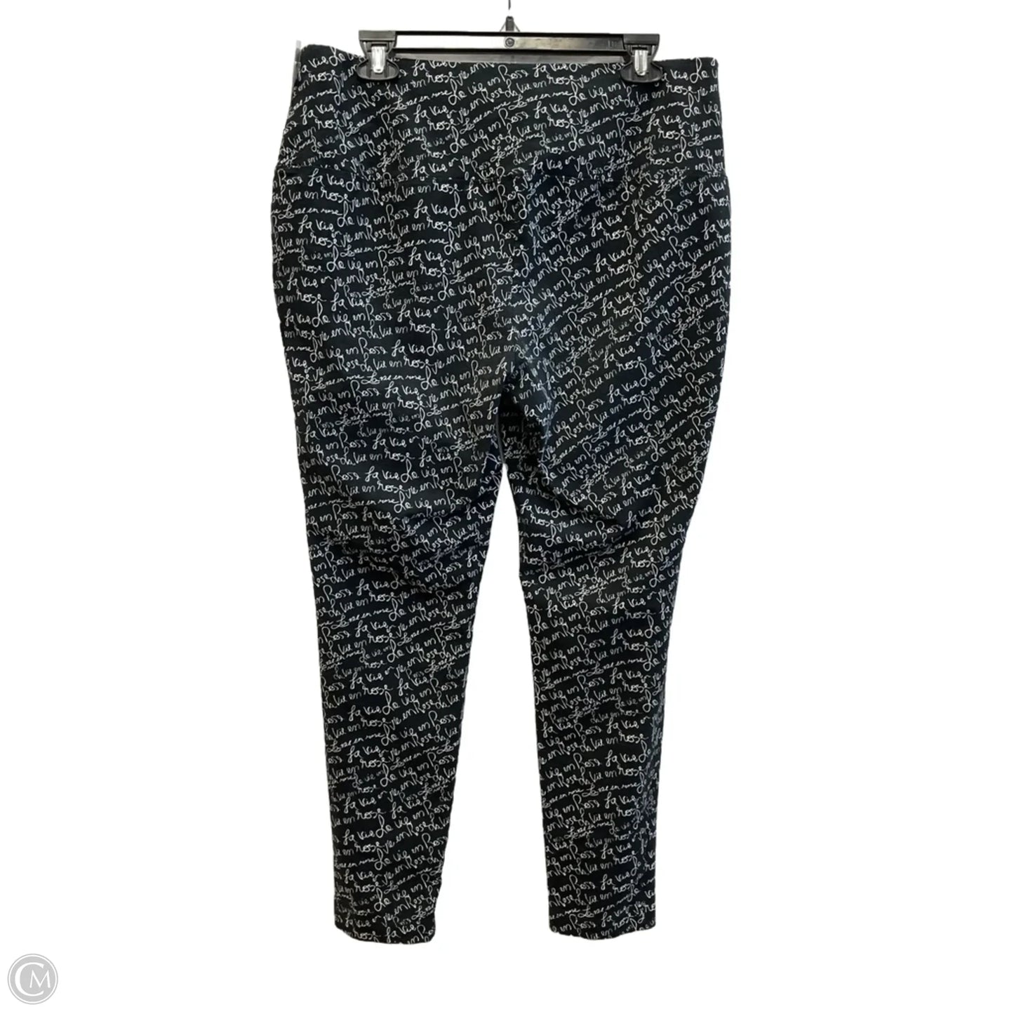 Athletic Leggings By Zenergy By Chicos In Black, Size: L