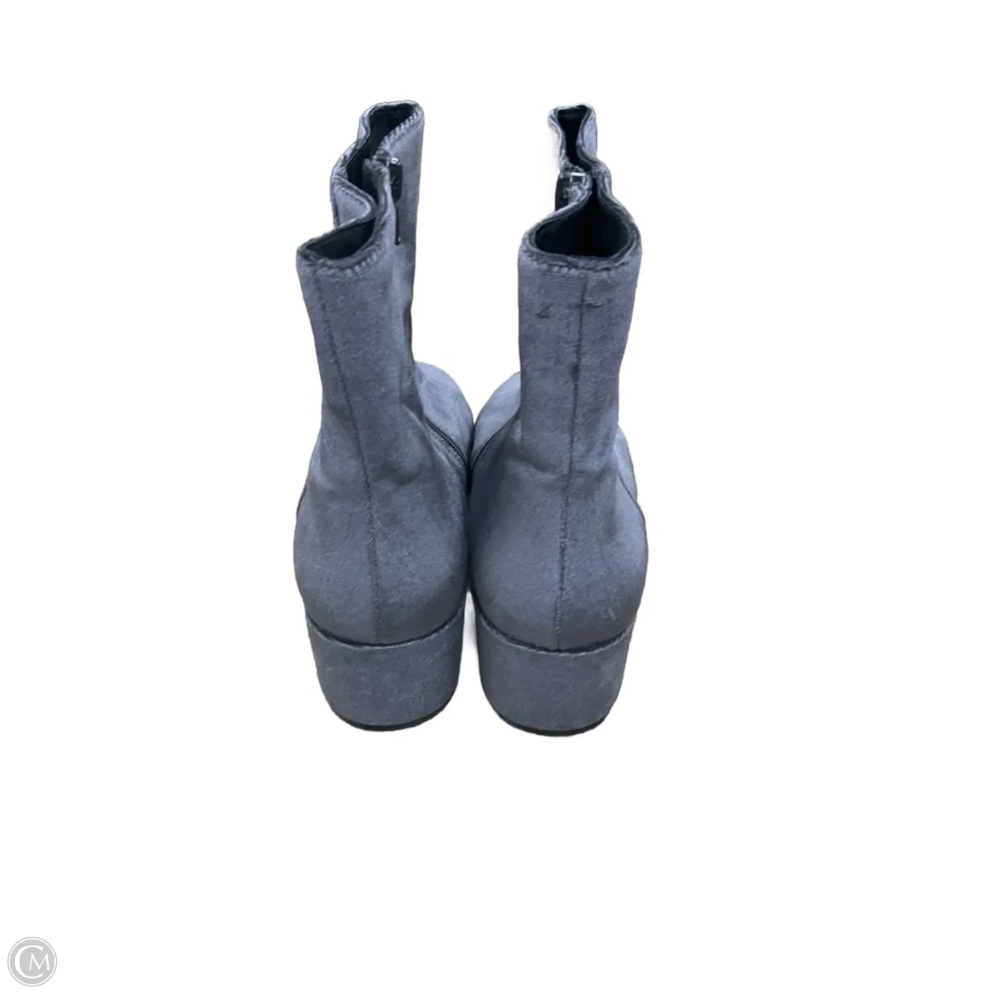 Boots Ankle Heels By Chinese Laundry In Purple, Size: 9.5