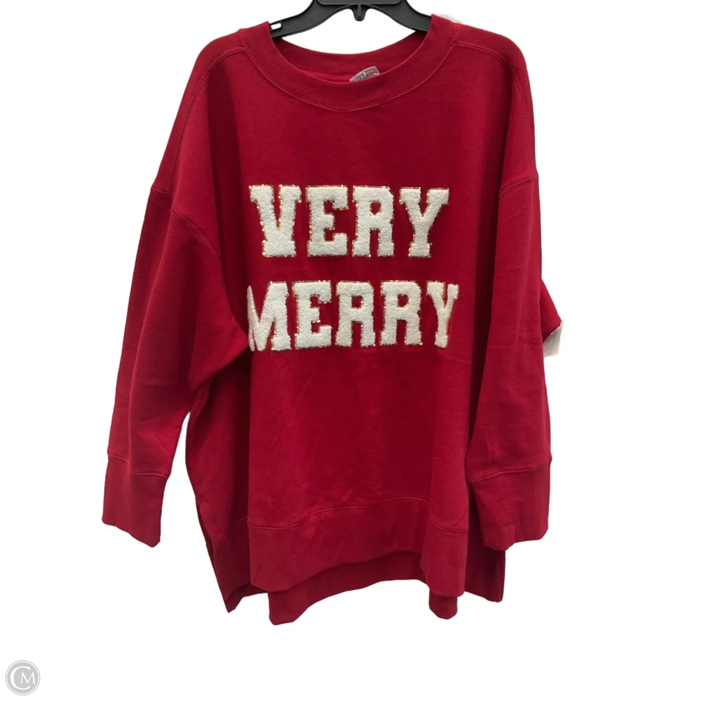 Top Long Sleeve By Maurices In Red, Size: 3x