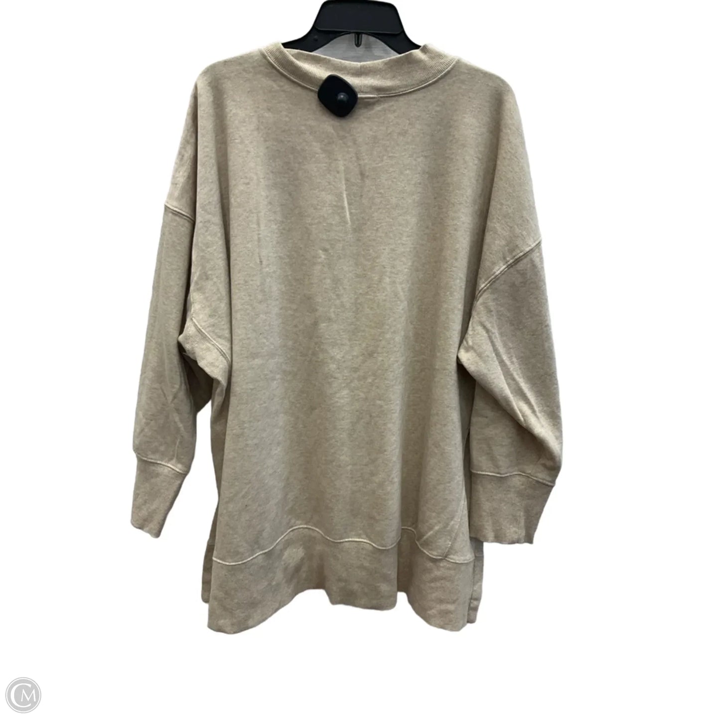 Top Long Sleeve By Maurices In Beige, Size: 4x