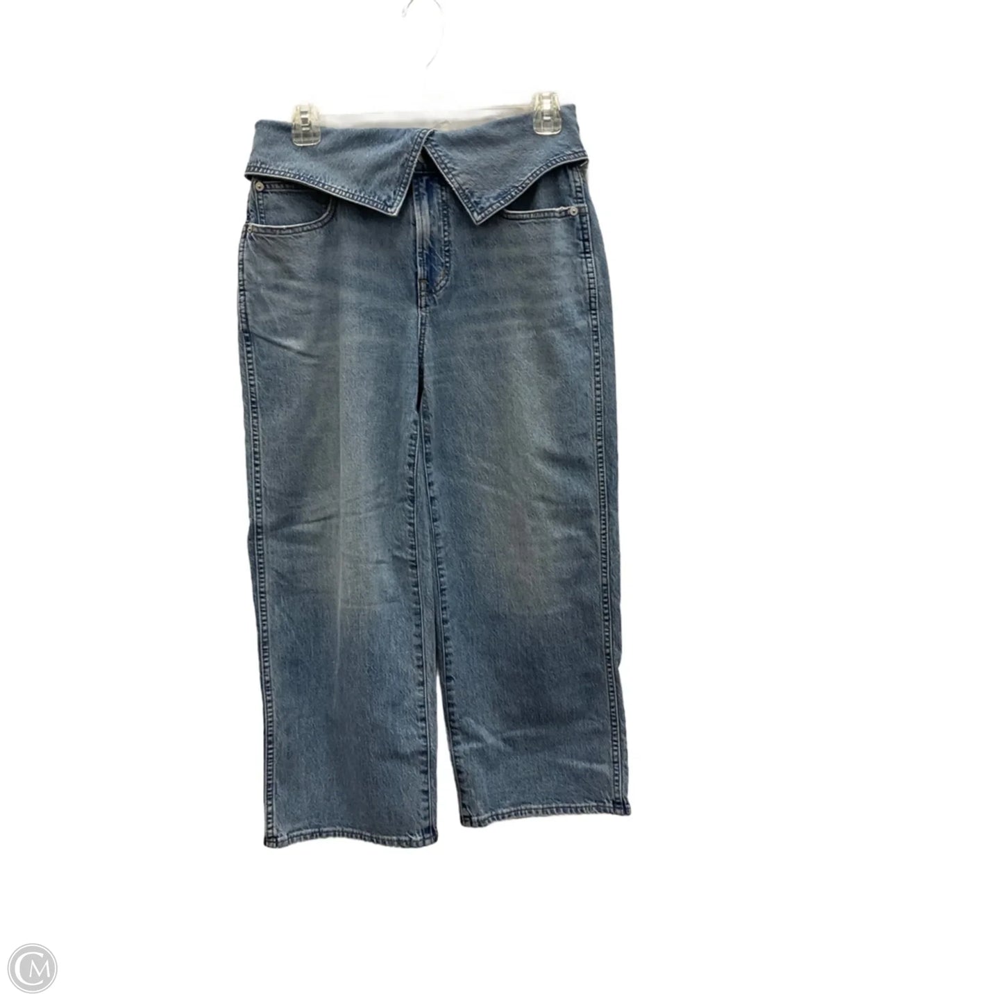 Jeans Cropped By Madewell In Blue Denim, Size: 4