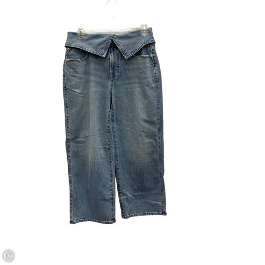 Jeans Cropped By Madewell In Blue Denim, Size: 4
