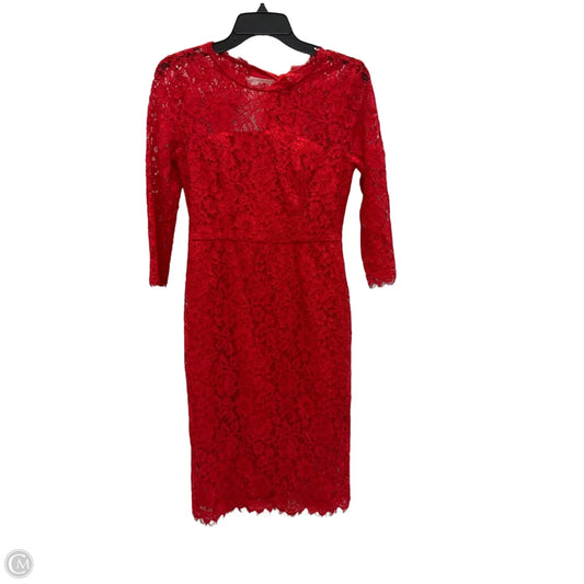 Dress Party Long By J. Crew In Red, Size: Xs