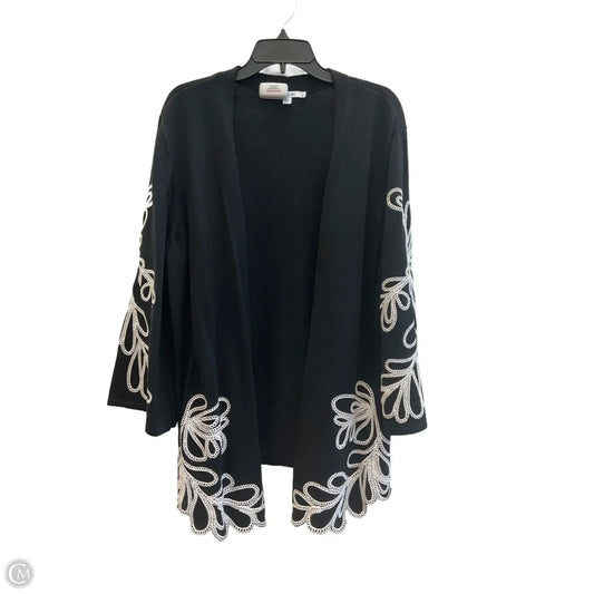 Cardigan By Chicos In Black, Size: Xxl