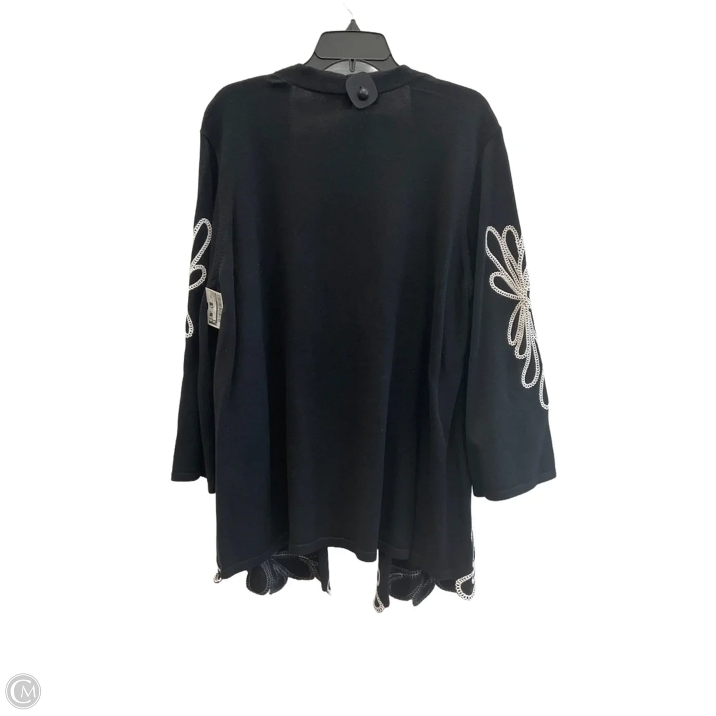Cardigan By Chicos In Black, Size: Xxl