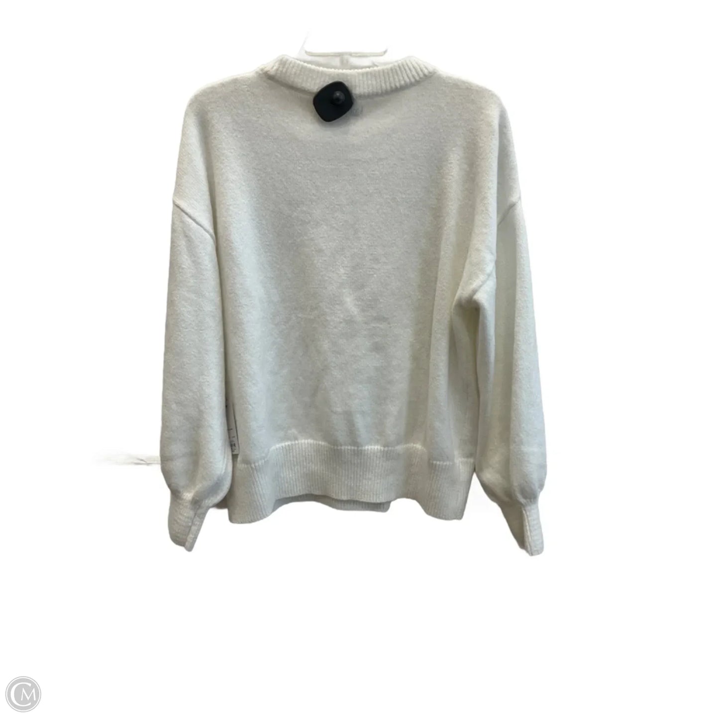 Sweater By Nine West In White, Size: L