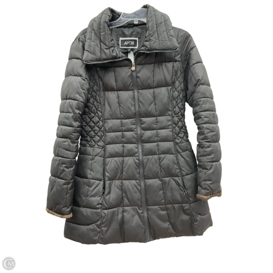 Coat Puffer & Quilted By Apt 9 In Black, Size: M