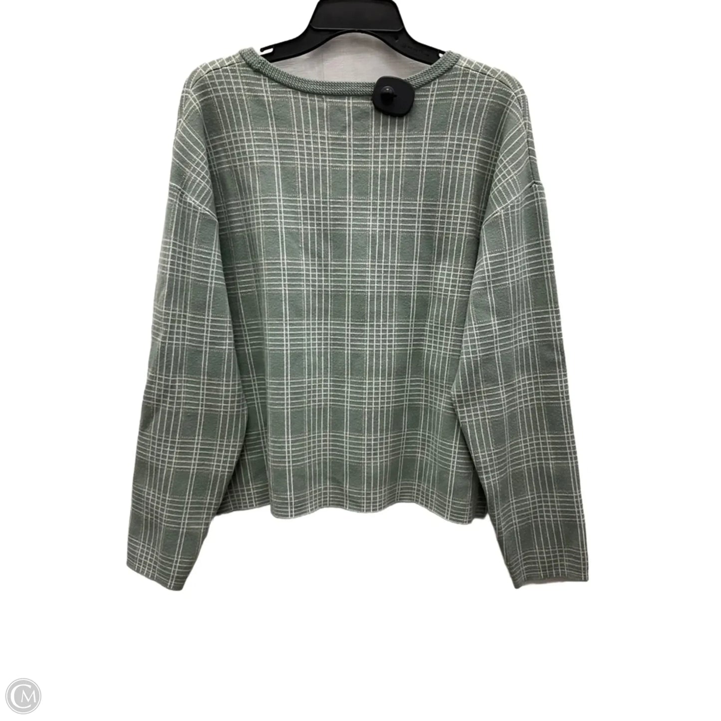 Top Long Sleeve By Tahari In Green, Size: Xl