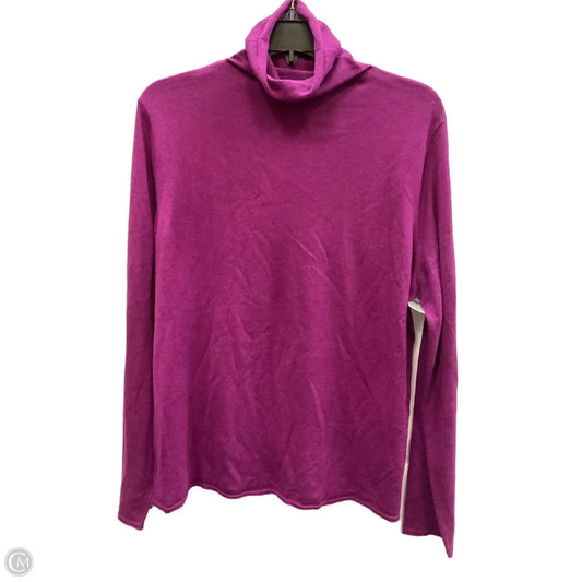 Top Long Sleeve By Black Label In Purple, Size: Xl