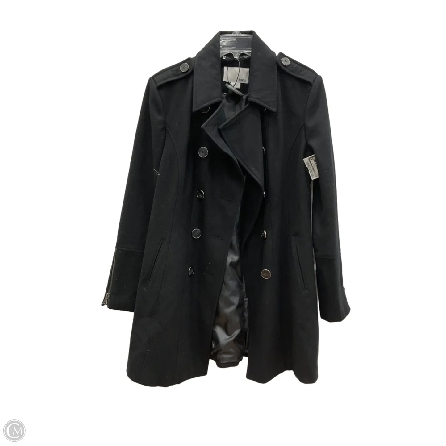 Coat Puffer & Quilted By Bar Iii In Black, Size: L