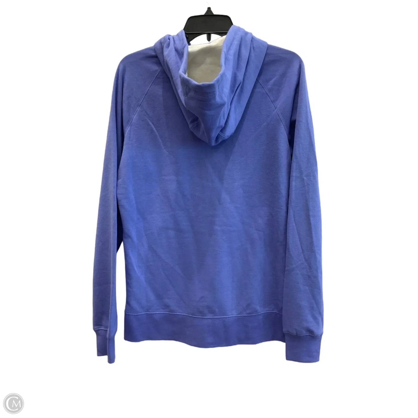 Athletic Top Long Sleeve Hoodie By The North Face In Purple, Size: L