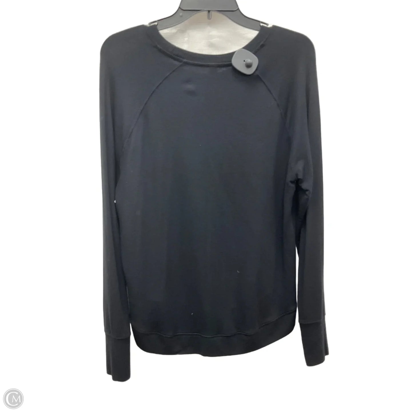 Athletic Top Long Sleeve Crewneck By Athleta In Black, Size: M