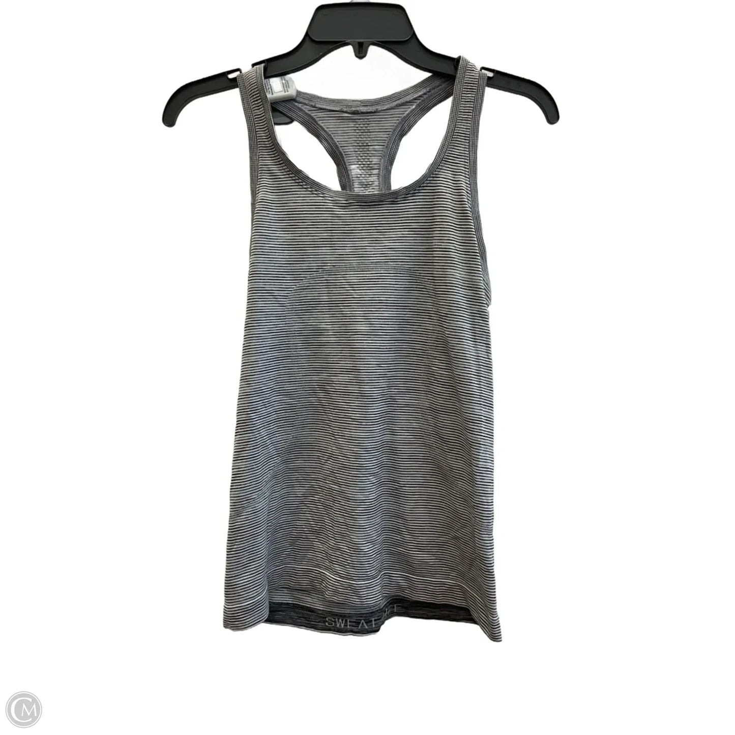 Athletic Tank Top By Lululemon In Striped Pattern, Size: M