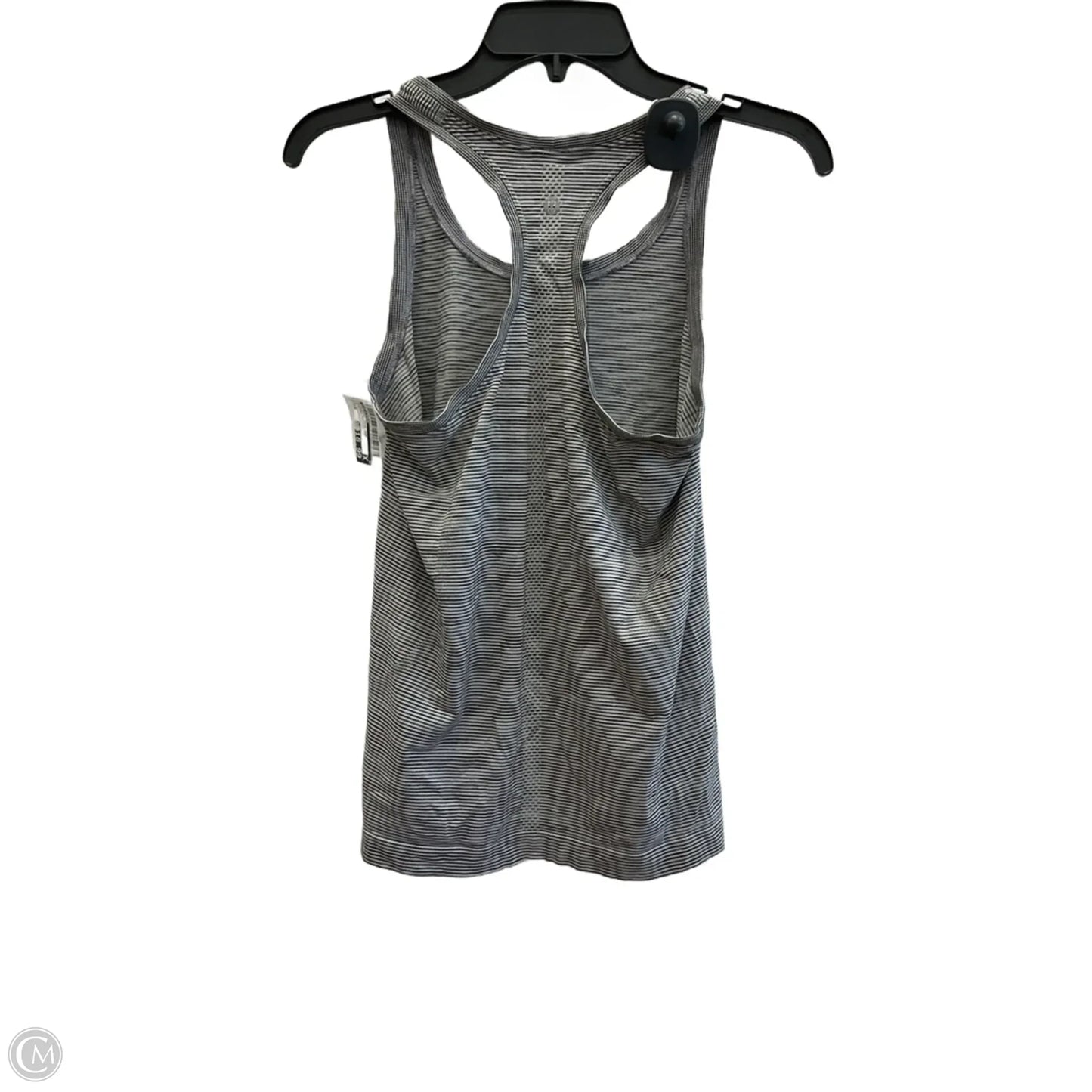 Athletic Tank Top By Lululemon In Striped Pattern, Size: M