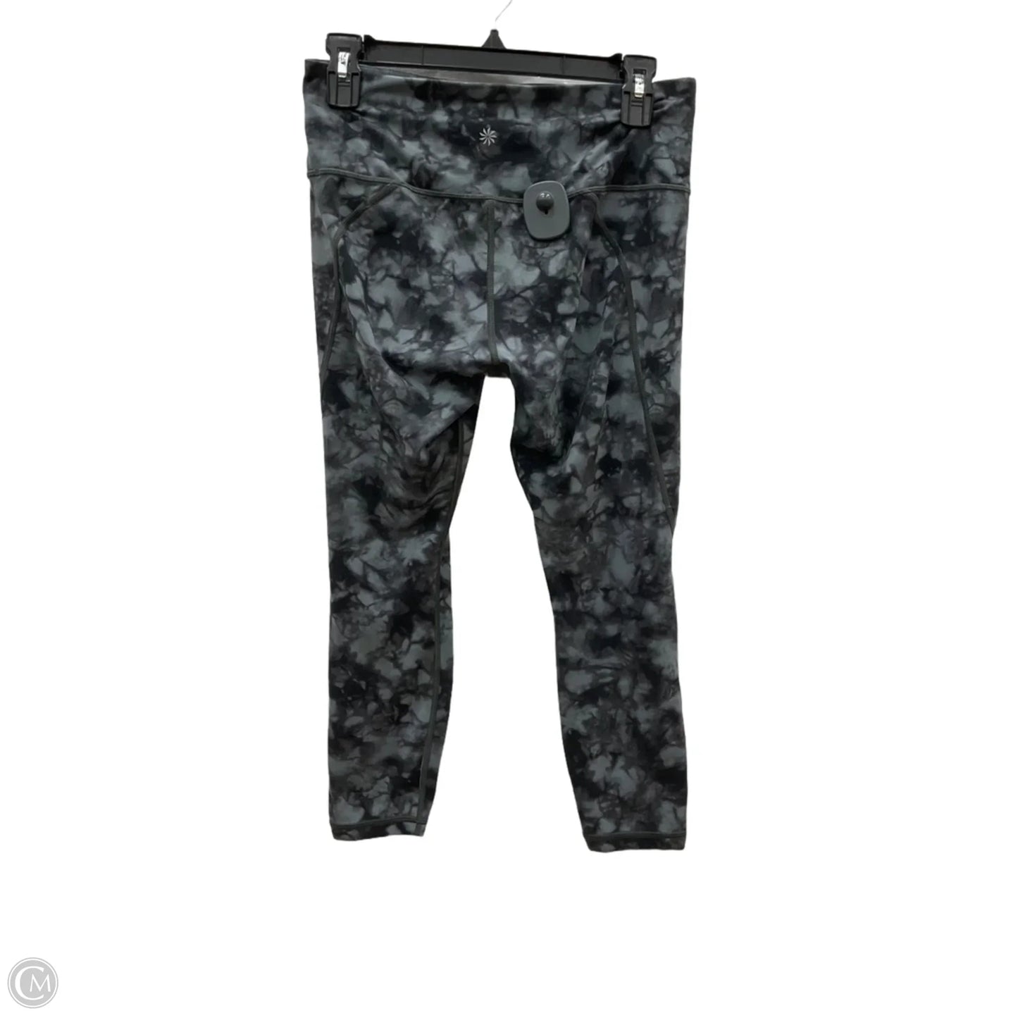 Athletic Leggings By Athleta In Tie Dye Print, Size: M