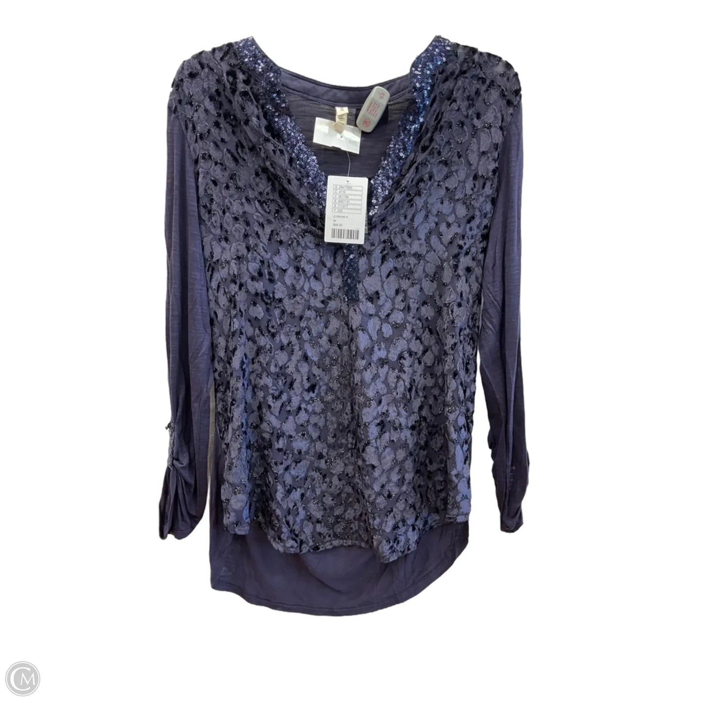Top Long Sleeve By Tiny In Purple, Size: M