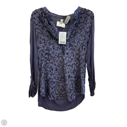 Top Long Sleeve By Tiny In Purple, Size: M