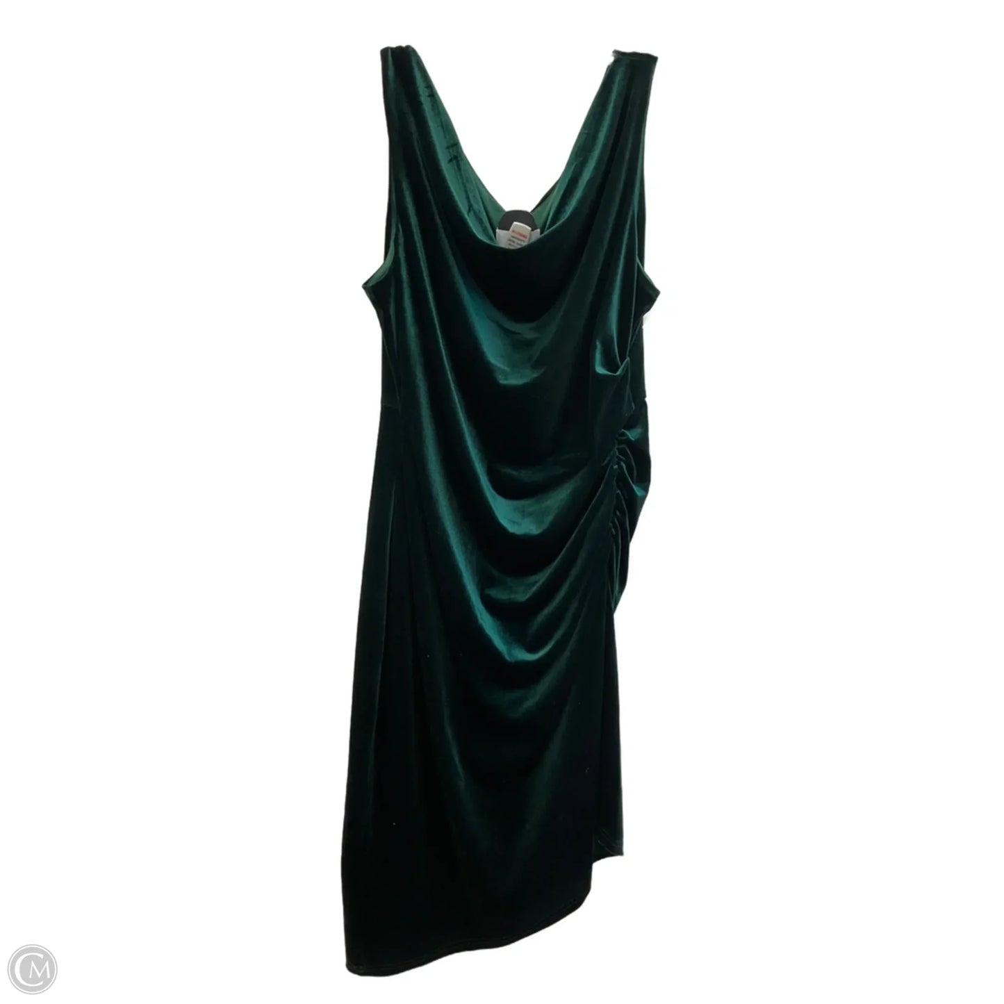 Dress Party Midi By Sam Edelman In Green, Size: Xl