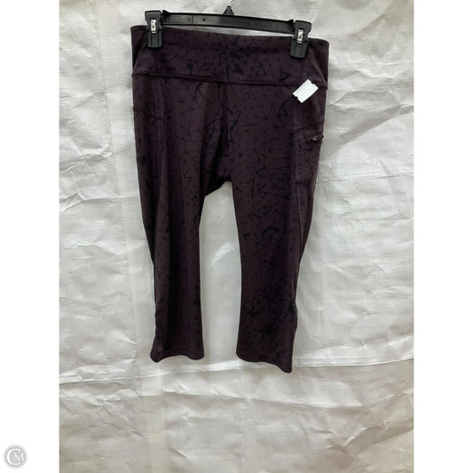 Athletic Capris By Lululemon In Purple, Size: 6