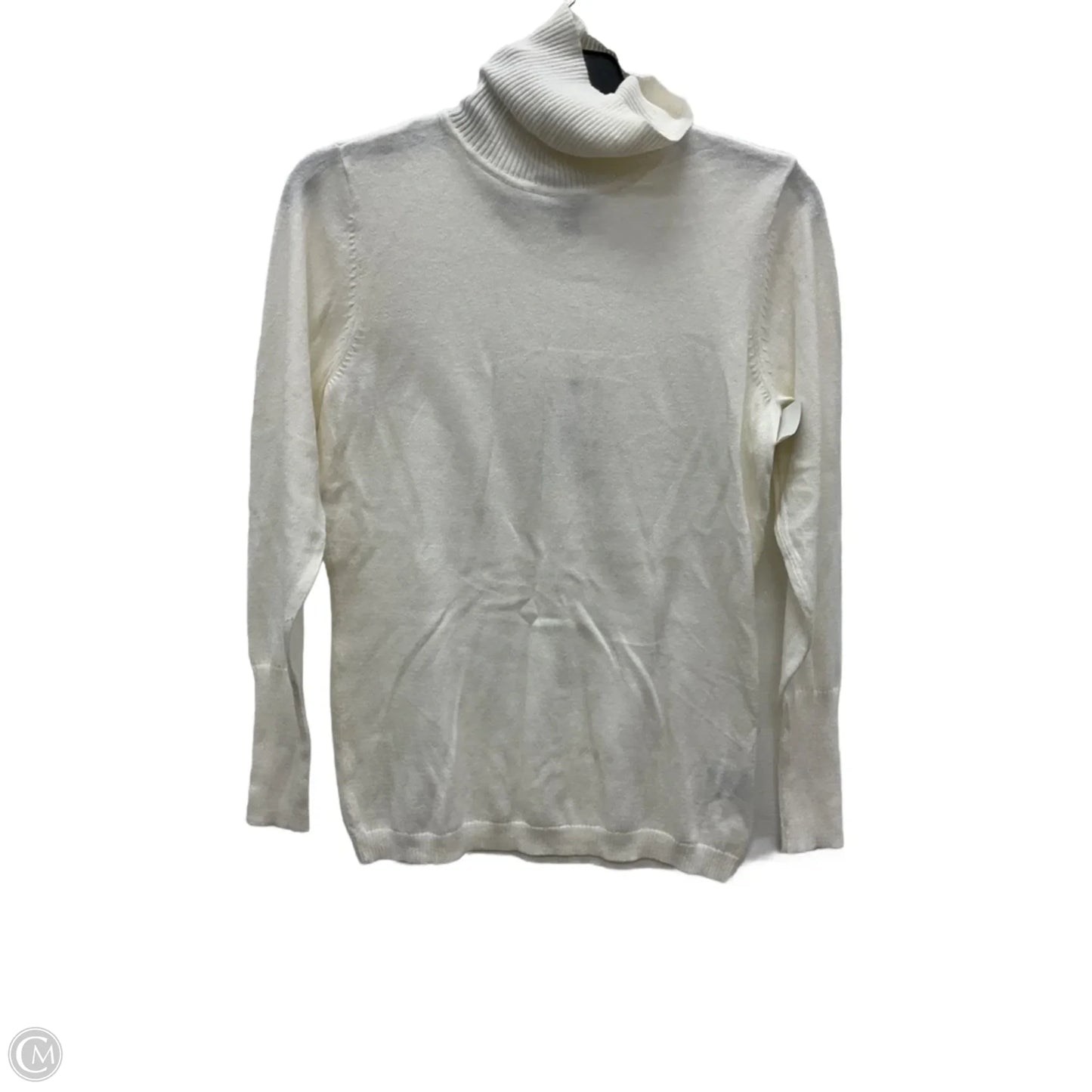 Top Long Sleeve By Worthington In White, Size: Mp
