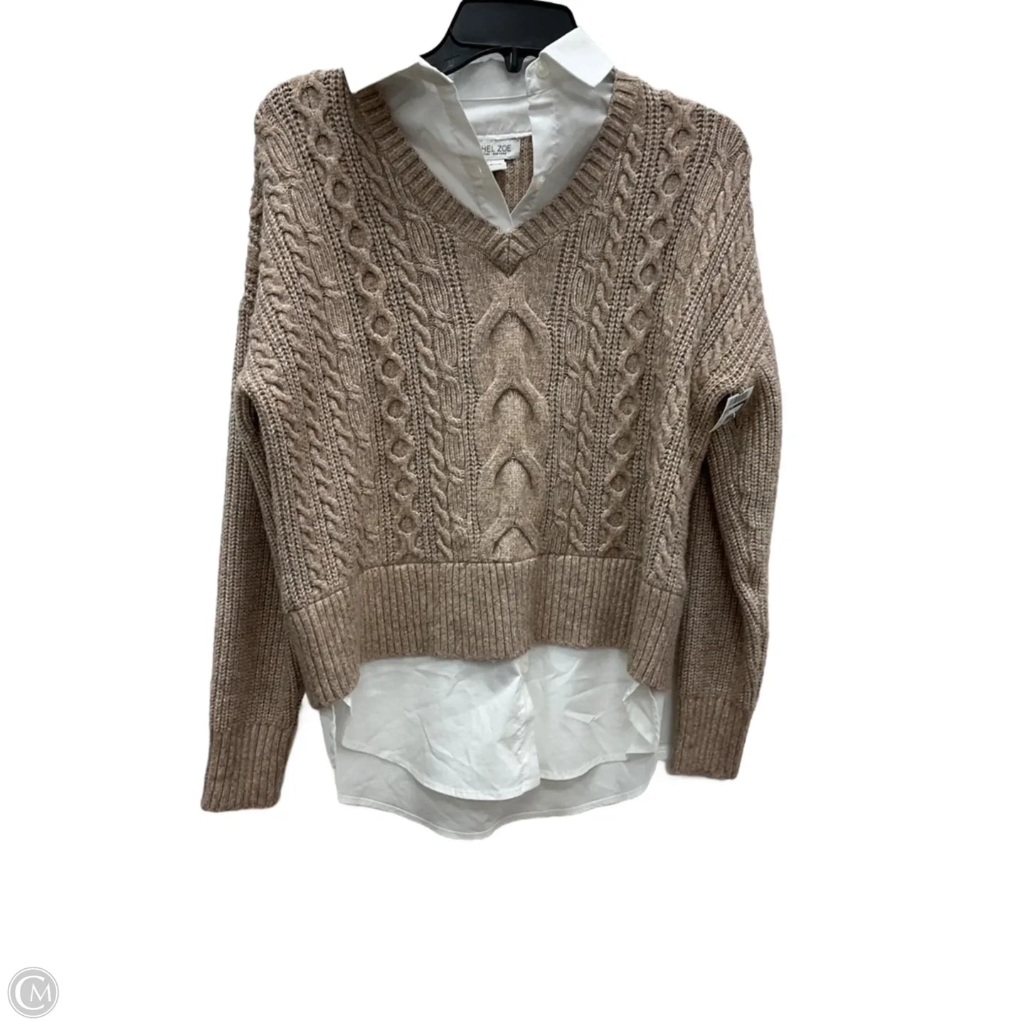 Sweater By Rachel Zoe In Tan, Size: S