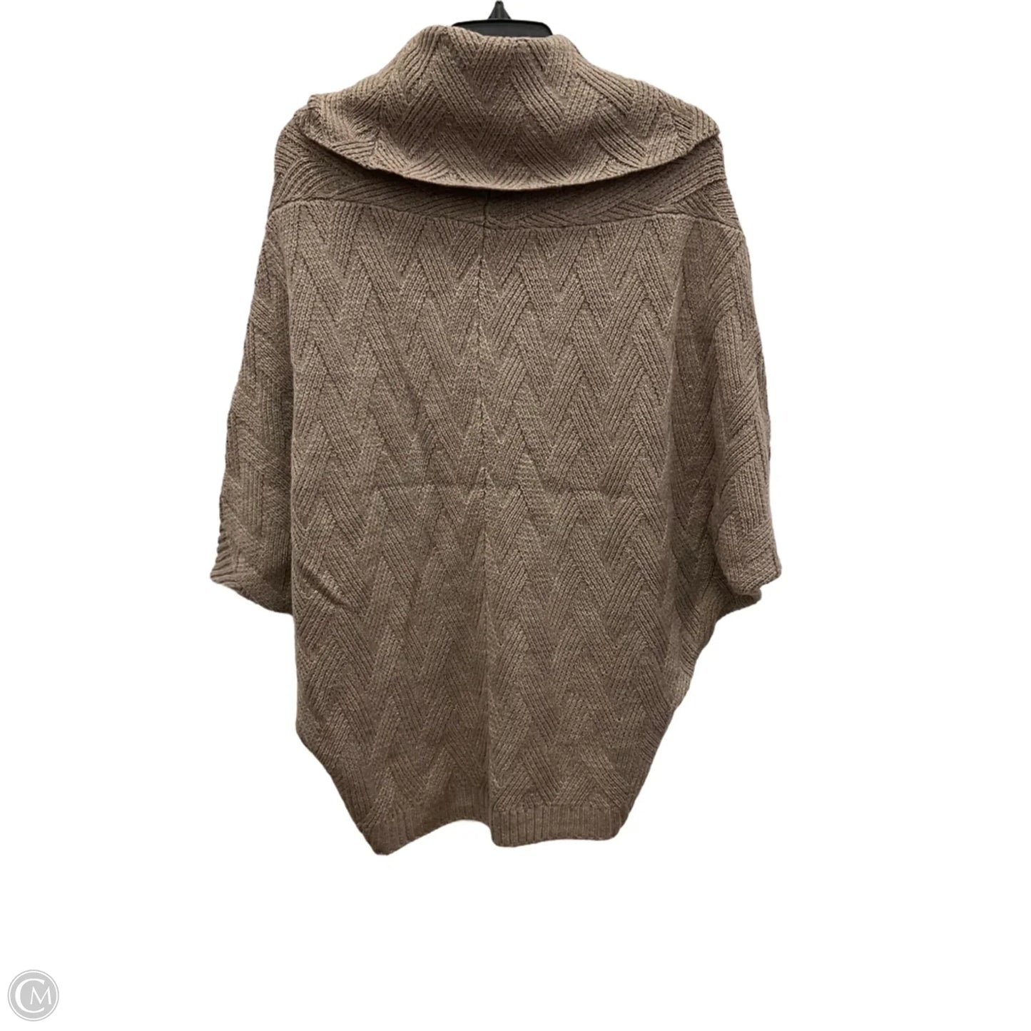 Poncho By Design History In Tan, Size: S