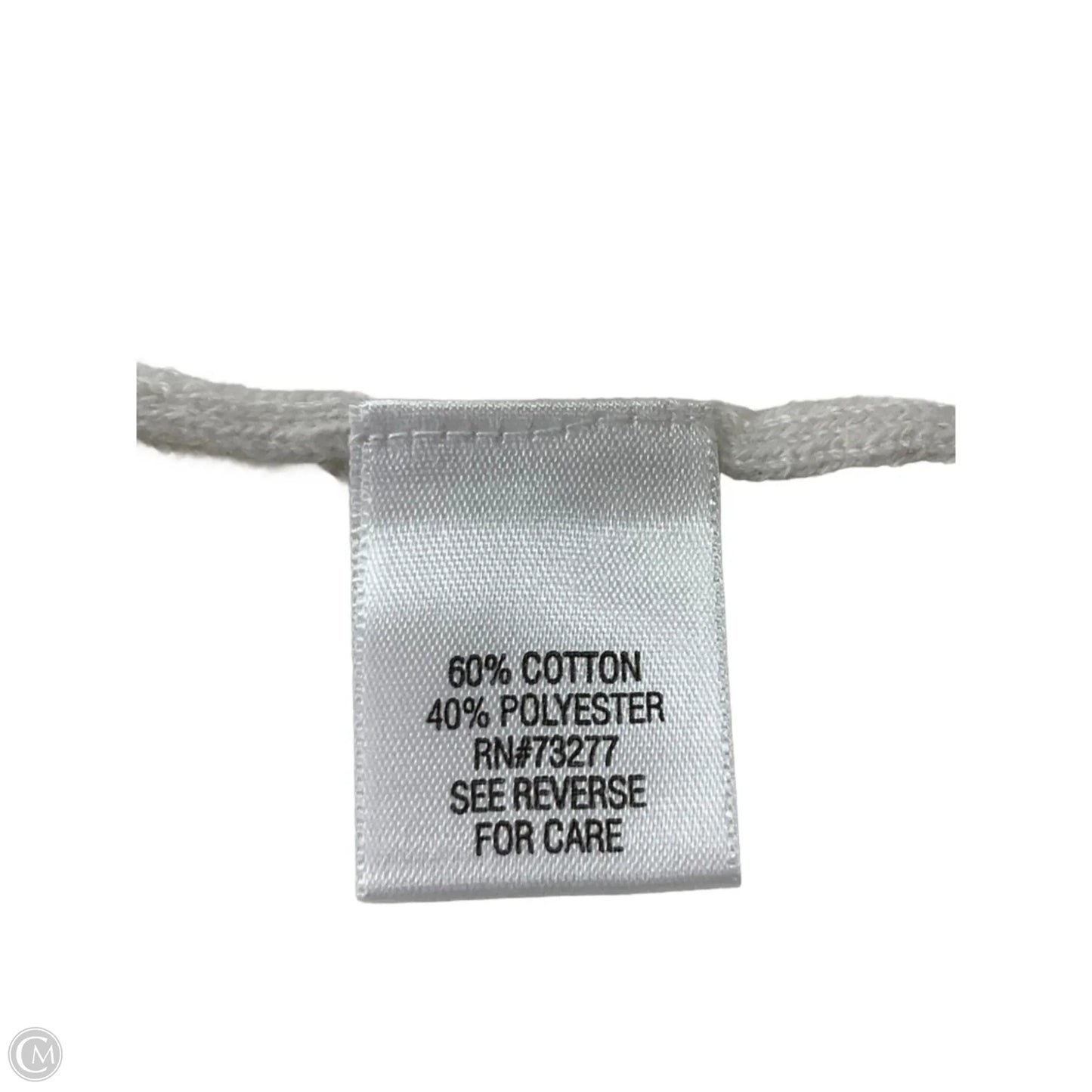 Top Long Sleeve By Croft And Barrow In White, Size: M