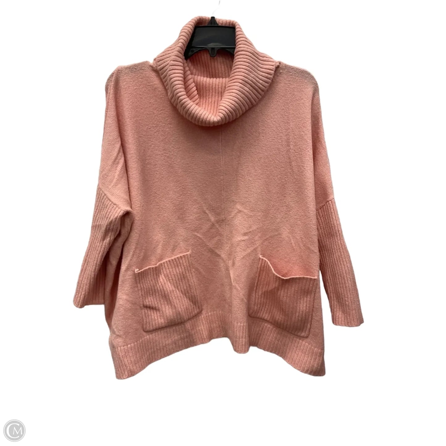 Sweater Short Sleeve By Loft In Pink, Size: S