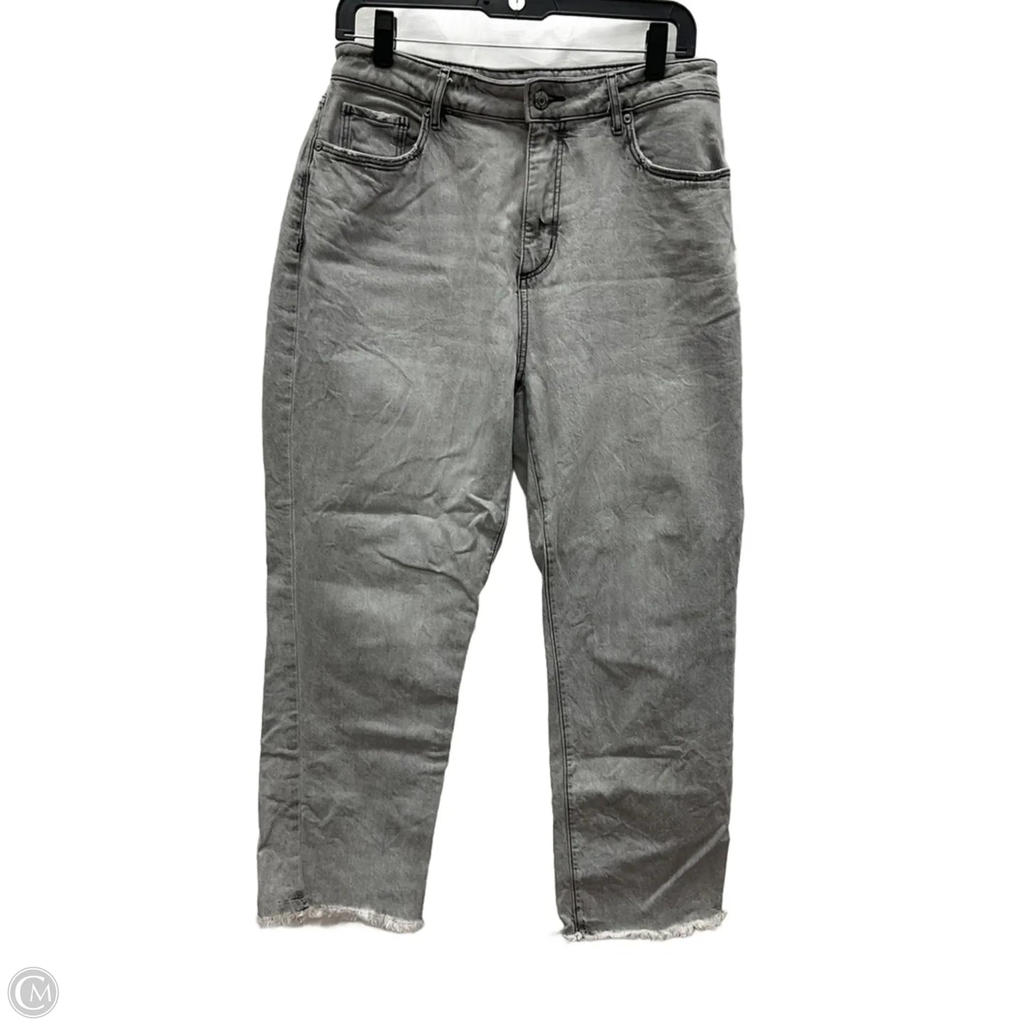 Jeans Straight By Loft In Grey, Size: 6