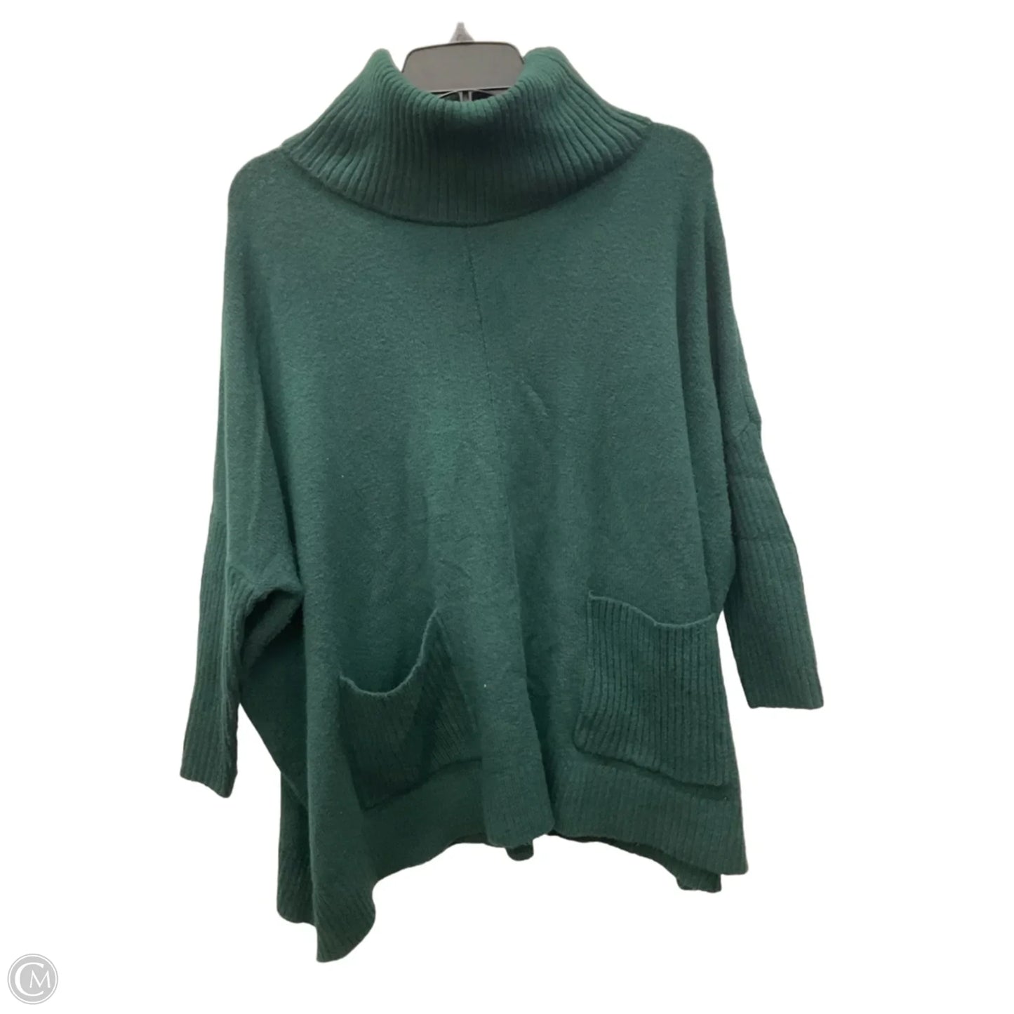 Sweater Short Sleeve By Loft In Green, Size: S