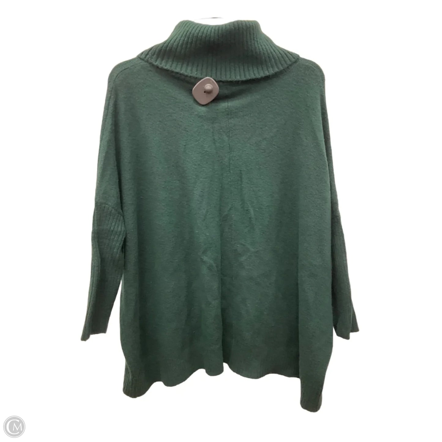 Sweater Short Sleeve By Loft In Green, Size: S