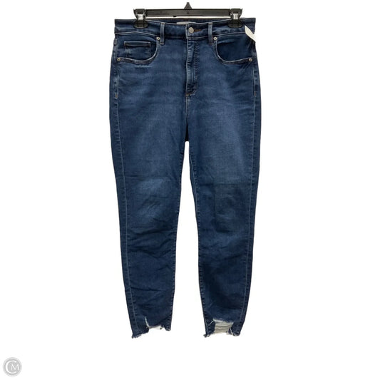 Jeans Skinny By Loft In Blue Denim, Size: 6