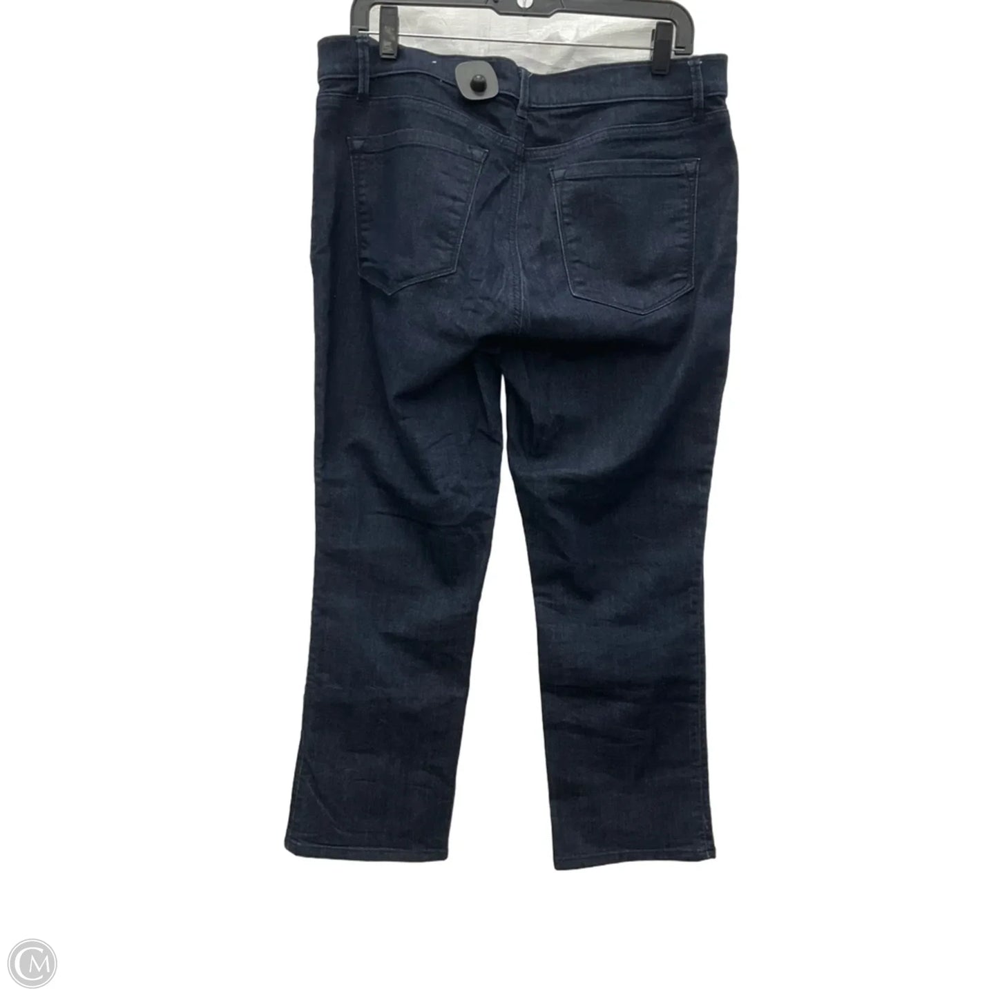 Jeans Straight By Loft In Blue Denim, Size: 12