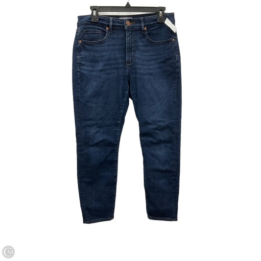 Jeans Skinny By Loft In Blue Denim, Size: 6
