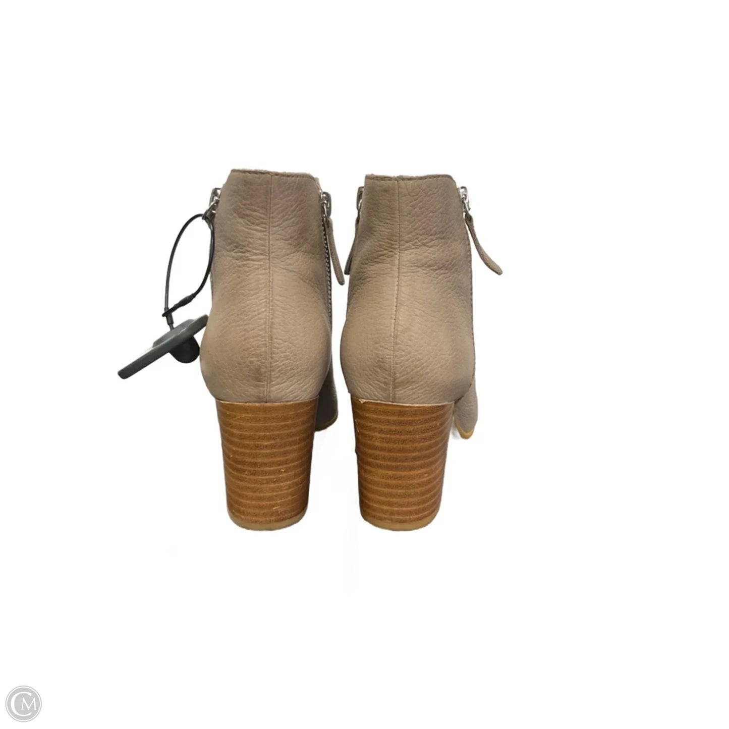Boots Ankle Heels By Cmc In Beige, Size: 7.5