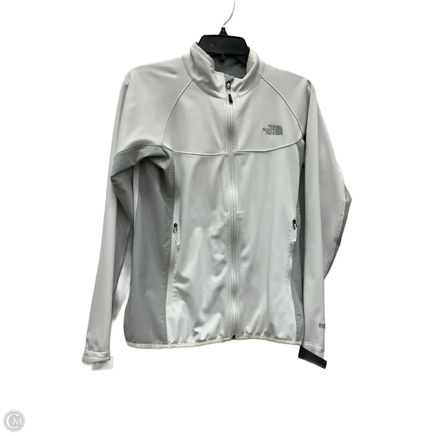 Athletic Jacket By The North Face In White, Size: M