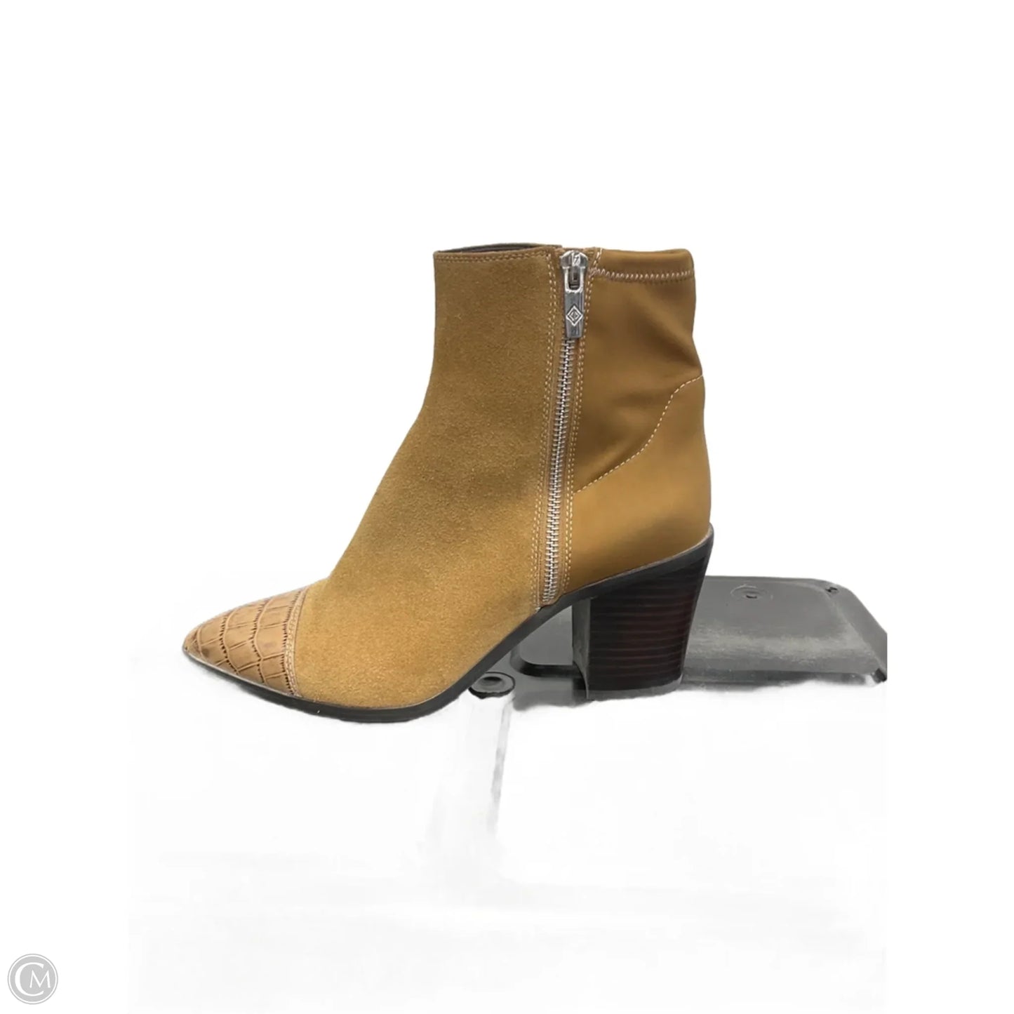 Boots Ankle Heels By Donald Pliner In Tan, Size: 9