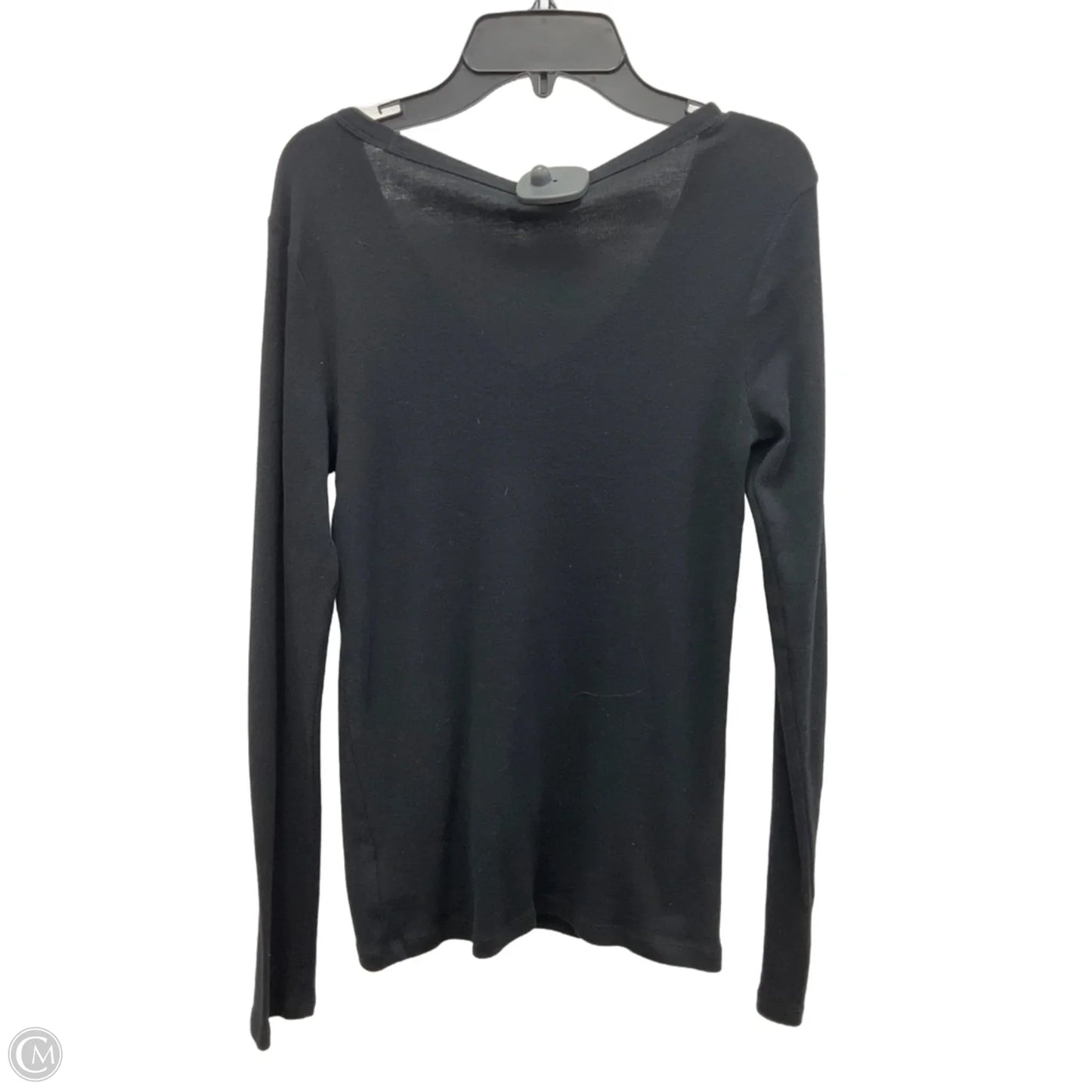 Top Long Sleeve By Gap In Black, Size: S