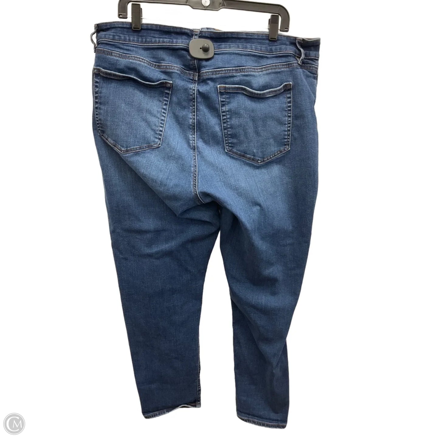 Jeans Skinny By Loft In Blue Denim, Size: 18