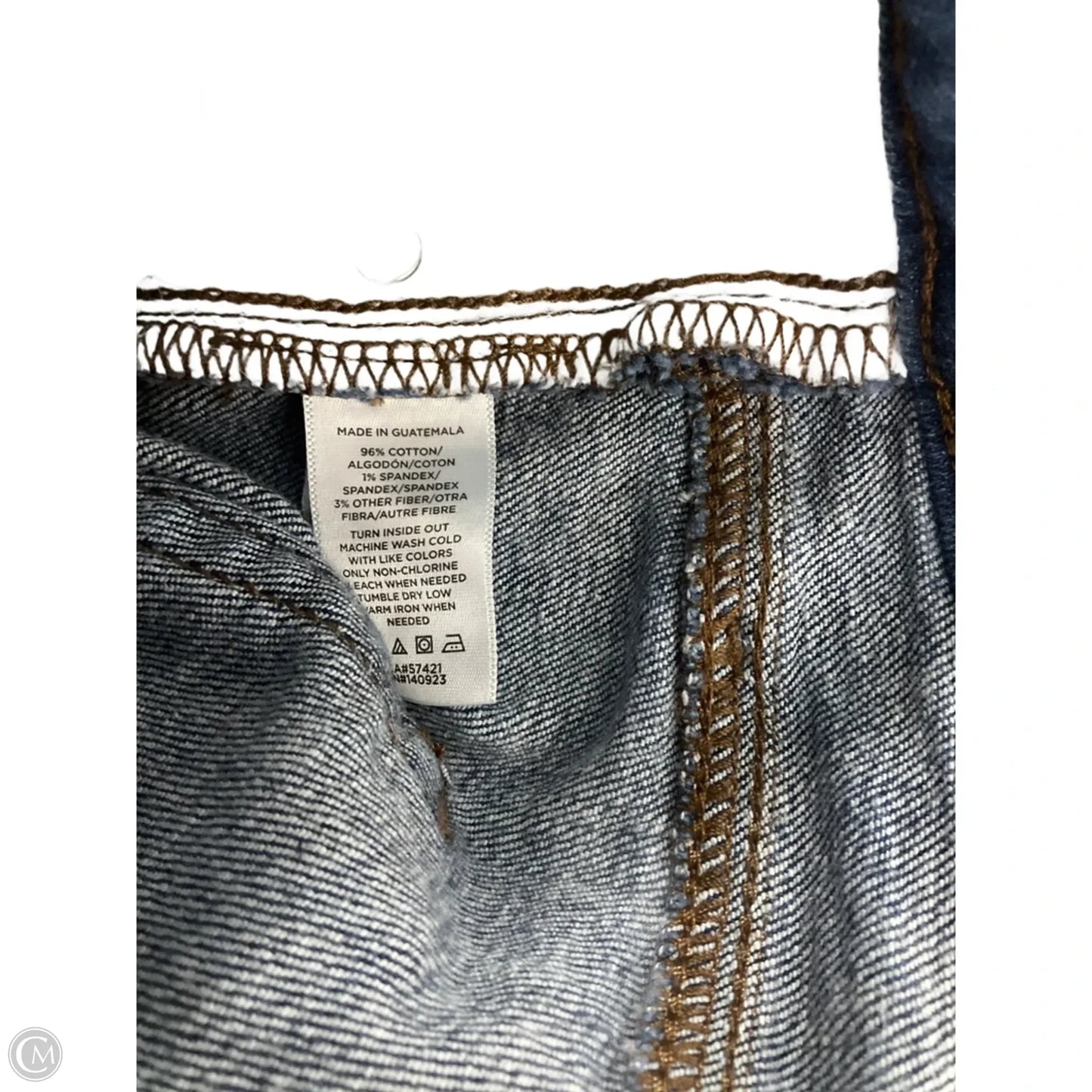 Jeans Skinny By Loft In Blue Denim, Size: 14