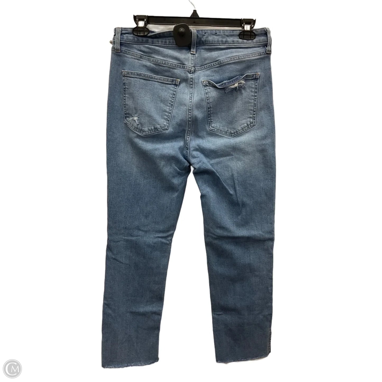 Jeans Straight By Gap In Blue Denim, Size: 10