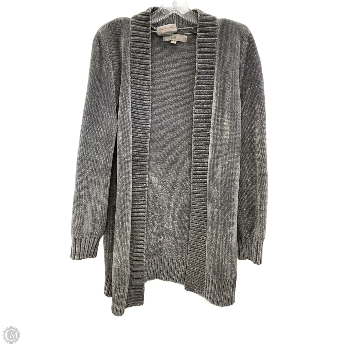 Cardigan By Loft In Grey, Size: L