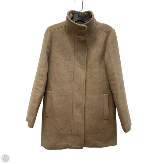 Coat Peacoat By J. Crew In Tan, Size: S