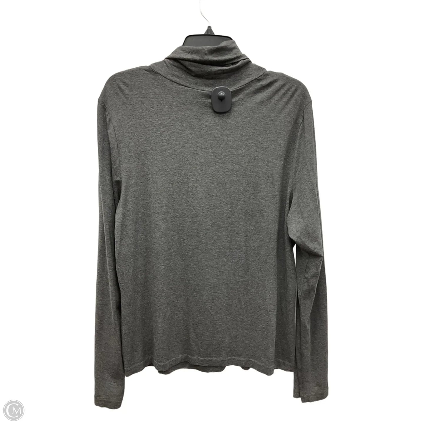 Top Long Sleeve By Talbots In Grey, Size: Xl