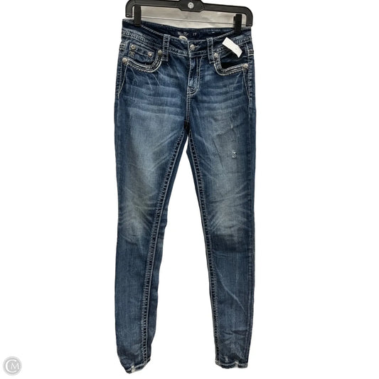 Jeans Skinny By Miss Me In Blue Denim, Size: 4