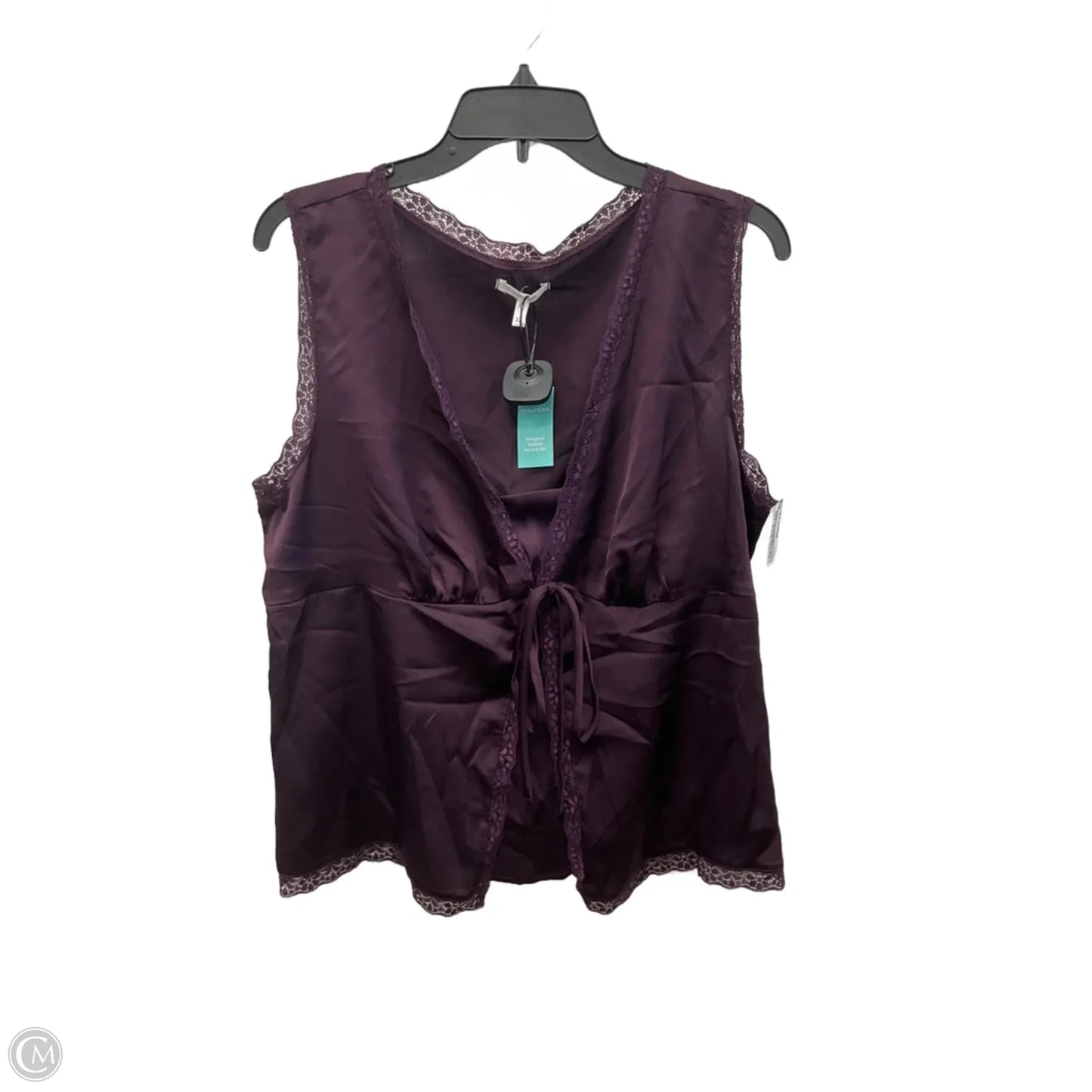 Top Sleeveless By Maurices In Purple, Size: Xl