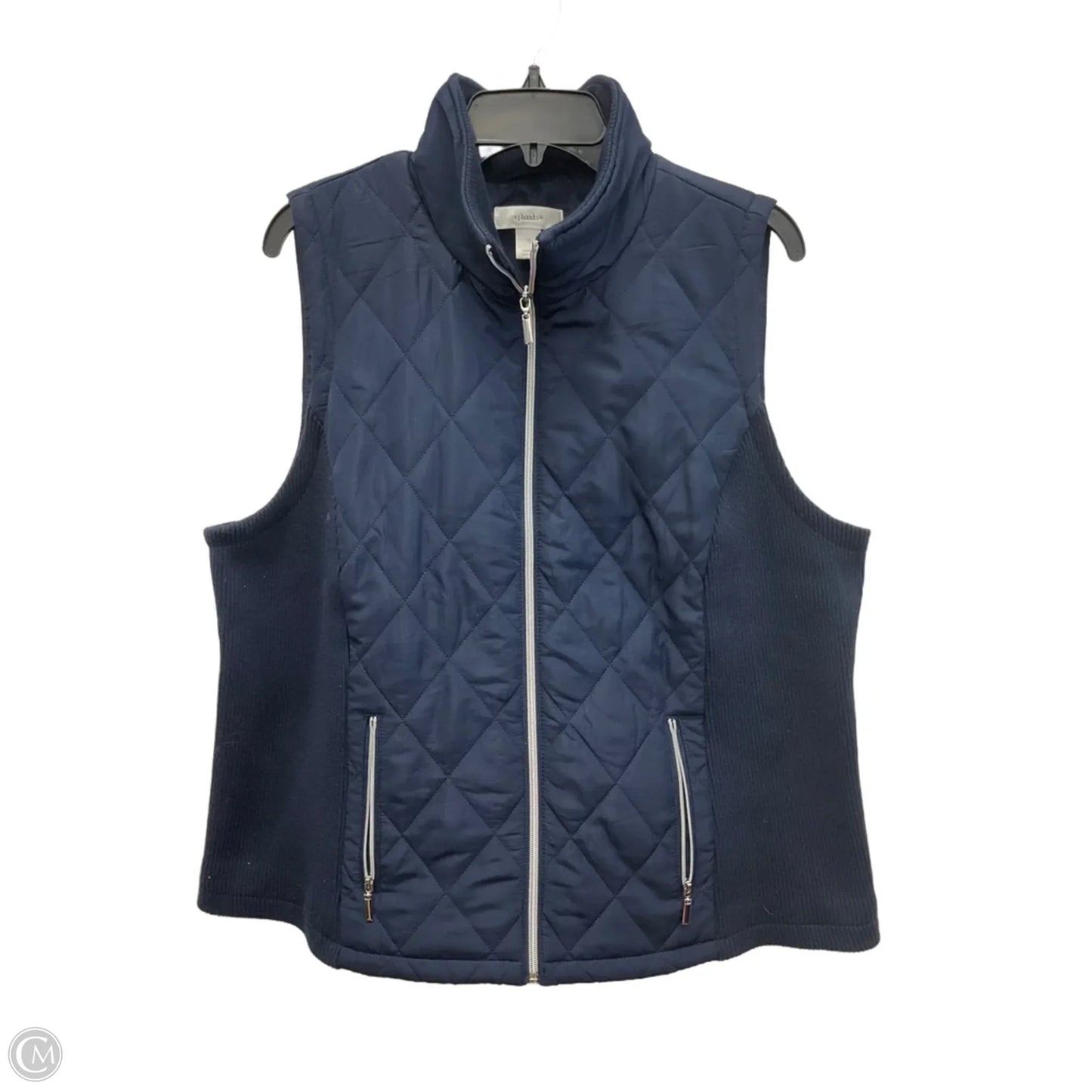 Vest Other By Cj Banks In Navy, Size: 1x